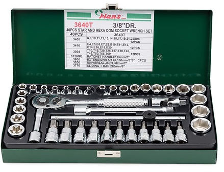 3640T Hans набор головок TORX