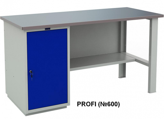 PROFI (№600) Верстак однотумбовый дверка Промет