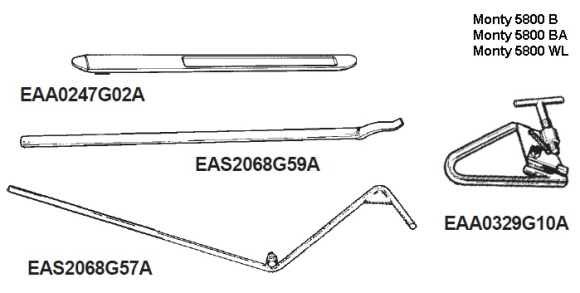 contents of delivery Monty 5800 Hofmann