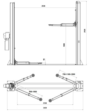 RLP2-450 габариты 2021