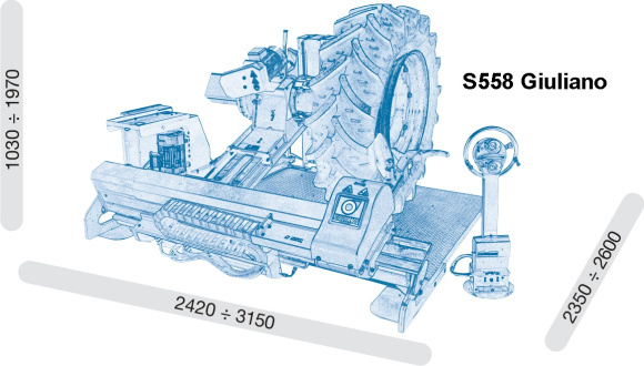 S558 Габаритные размеры