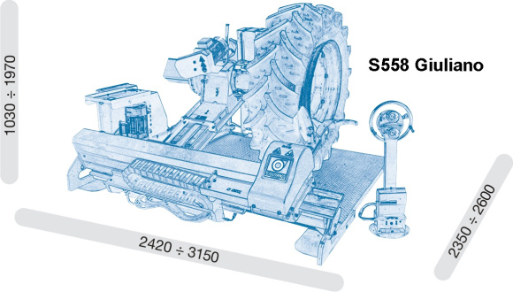 S558 Габаритные размеры