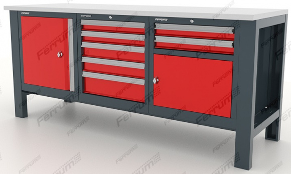 11.41520 Верстак Премиум 3-х тумбовый