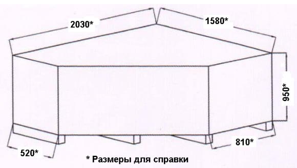 Грузовой шиномонтажный станок ШМГ-1Н ГАРО — размеры упаковки