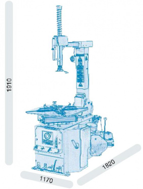 Шиномонтажный станок  Giuliano S 226 — размеры